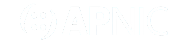 White APNIC Logo